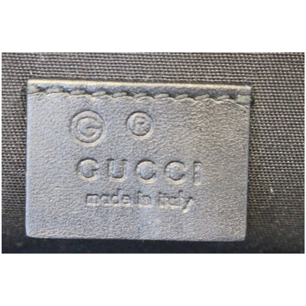 GUCCI Guccissima Cosmetic Case Bag Black 272367