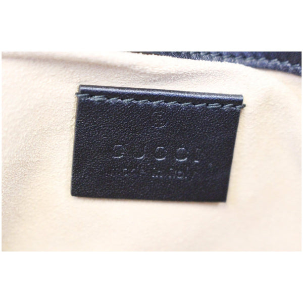 GUCCI GG Marmont Matelasse Black Leather Super Mini Crossbody Bag-US