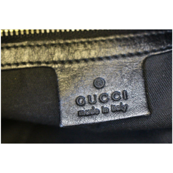 GUCCI GG Canvas Horsebit Medium Wave Hobo Bag Black-US