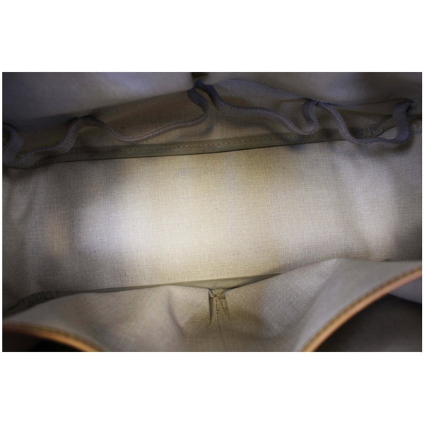 LOUIS VUITTON Deauville Monogram Canvas Boston Satchel Bag Brown