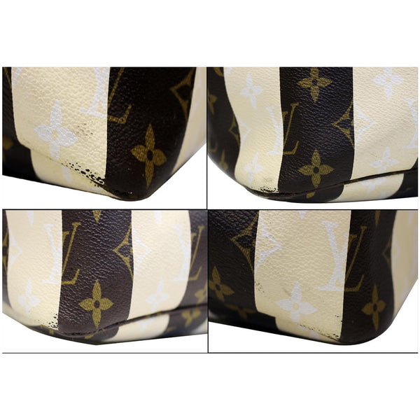 LOUIS VUITTON Neverfull XL Monogram Rayures Tote Bag Brown-US