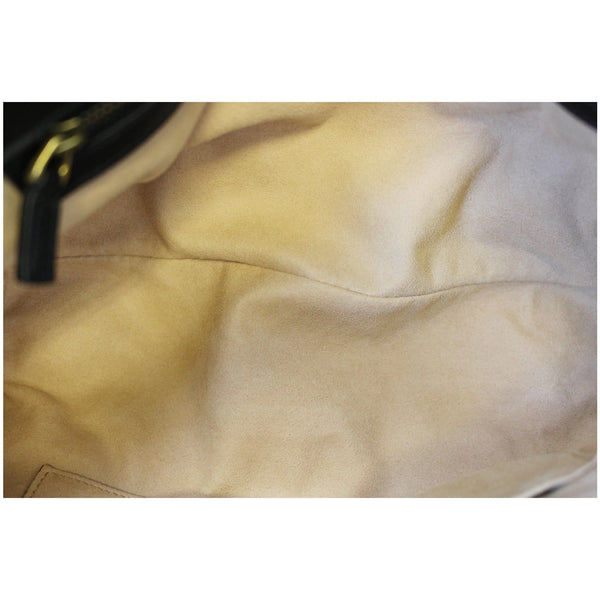 GUCCI GG Marmont Matelasse Leather Shoulder Bag Black 443496