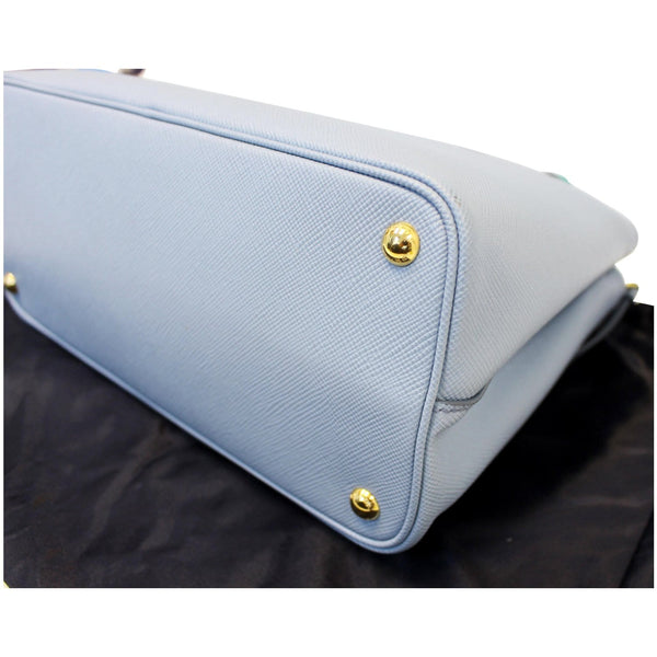 PRADA Lux Saffiano Leather Tote Shoulder Bag Blue-US