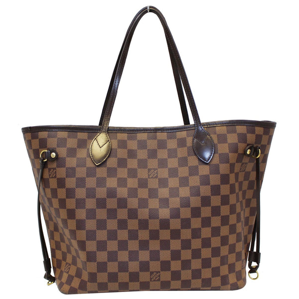LOUIS VUITTON Neverfull MM Damier Ebene Tote Shoulder Bag Brown-US