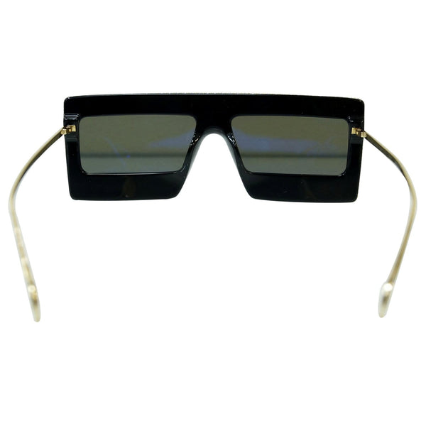 GUCCI Crystal Mask Frame Sunglasses GG0431s Black/Gold