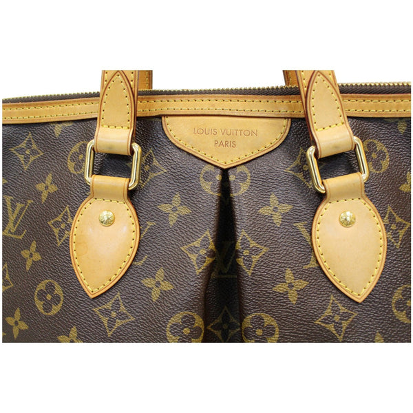 LOUIS VUITTON Palermo PM Monogram Canvas Shoulder Bag Brown