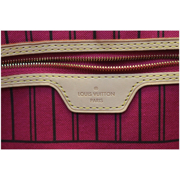 LOUIS VUITTON Neverfull GM Monogram Canvas Shoulder Bag Fuchsia-US