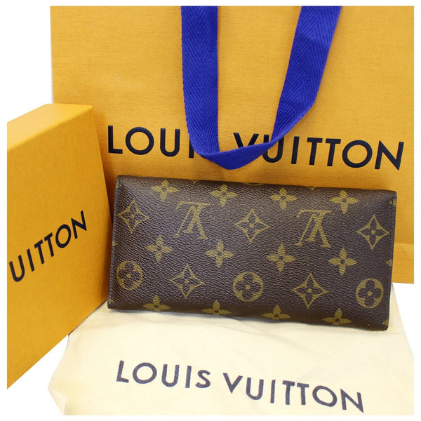 LOUIS VUITTON Damier Ebene Josephine Wallet Brown-US