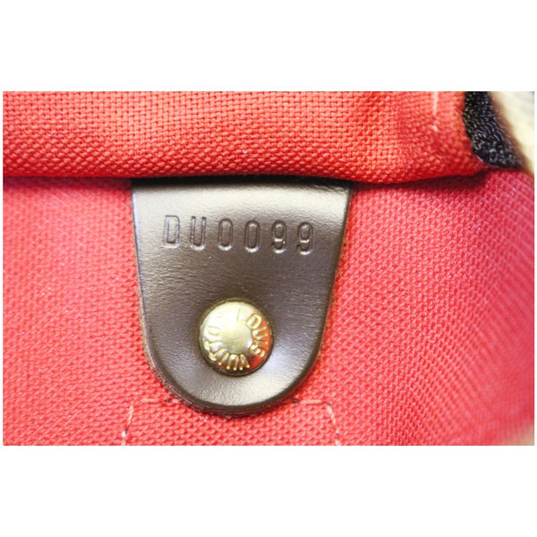 LOUIS VUITTON Speedy 30 Damier Ebene Satchel Handbag-US