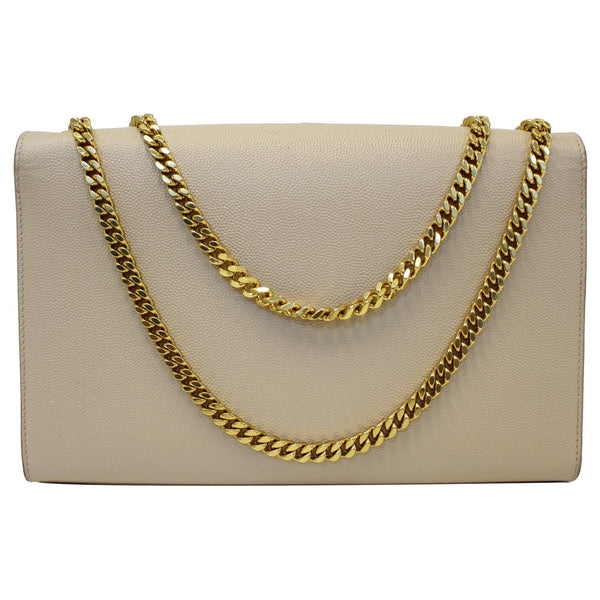 YVES SAINT LAURENT Kate Medium Leather Crossbody Bag Beige