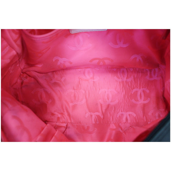 CHANEL Cambon Line Leather Shoulder Bag Black