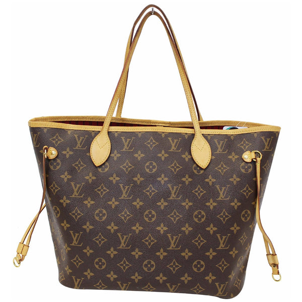 LOUIS VUITTON Neverfull MM Monogram Canvas Tote Shoulder Bag Brown-US