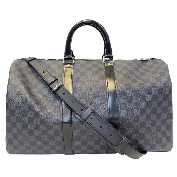 LOUIS VUITTON Keepall 45 Damier Graphite Bandouliere Travel Bag-US
