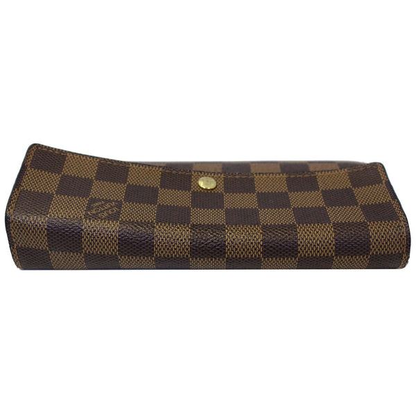 LOUIS VUITTON Sarah Damier Ebene Wallet Brown