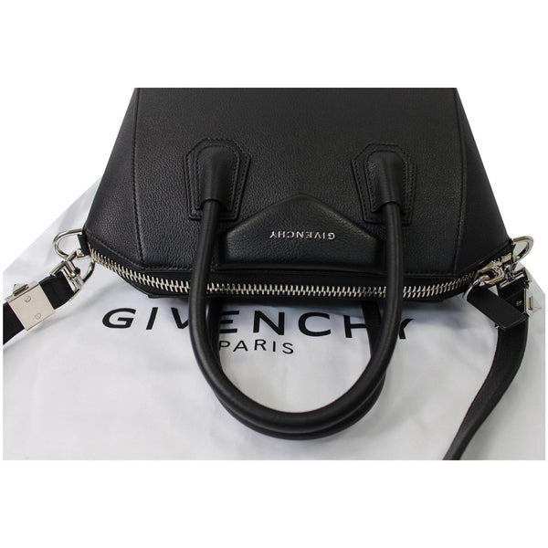 GIVENCHY Antigona Small Leather Shoulder Bag Black