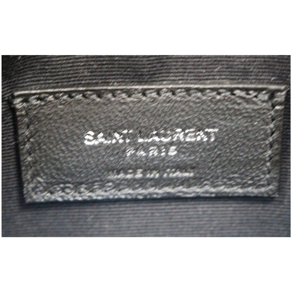 YVES SAINT LAURENT Teddy Canvas/Leather Drawstring Shopping Tote Black - Last Call