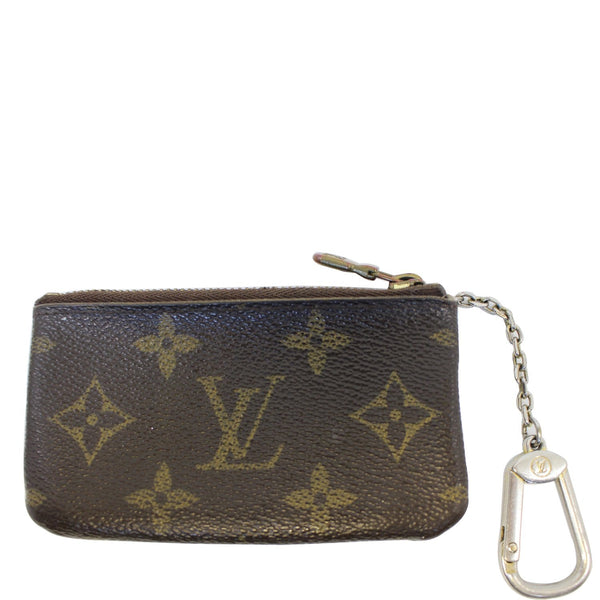 LOUIS VUITTON Monogram Canvas Pochette Key Cles Coin Case-US