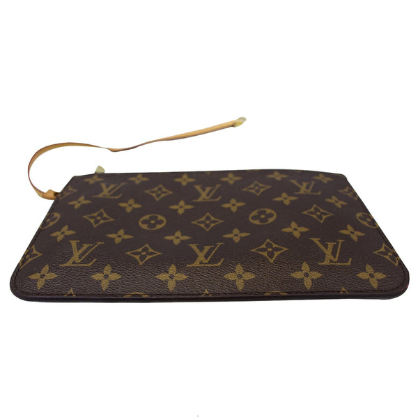 LOUIS VUITTON Pochette Wristlet Pouch Monogram Canvas Neverfull Fuchsia-US