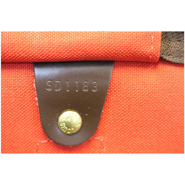 LOUIS VUITTON Speedy 35 Damier Ebene Satchel Bag