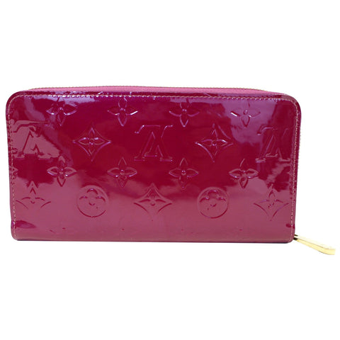 LOUIS VUITTON Monogram Vernis Zippy Wallet Amarante-US