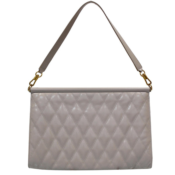 GIVENCHY Large Gem Goatskin Shoulder Bag Galet