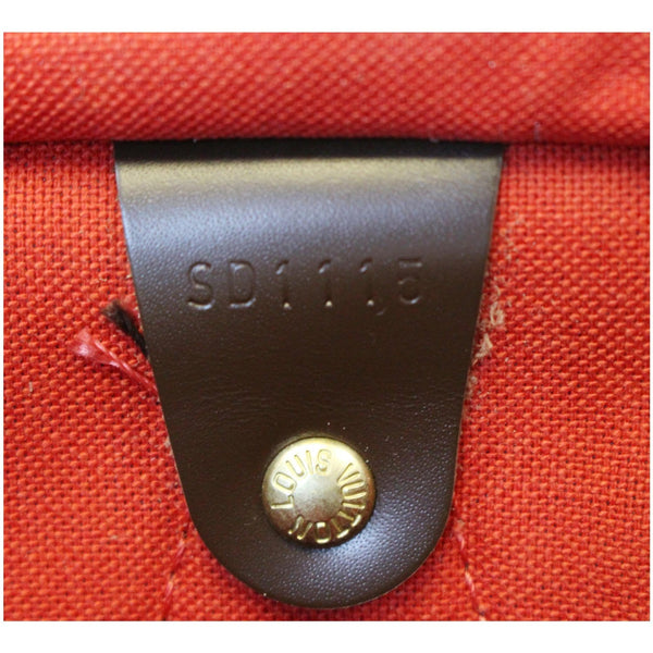 LOUIS VUITTON Speedy 30 Damier Ebene Satchel Bag Brown-US