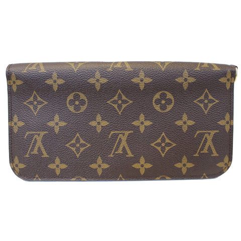 LOUIS VUITTON Insolite Monogram Canvas Organizer Wallet Brown