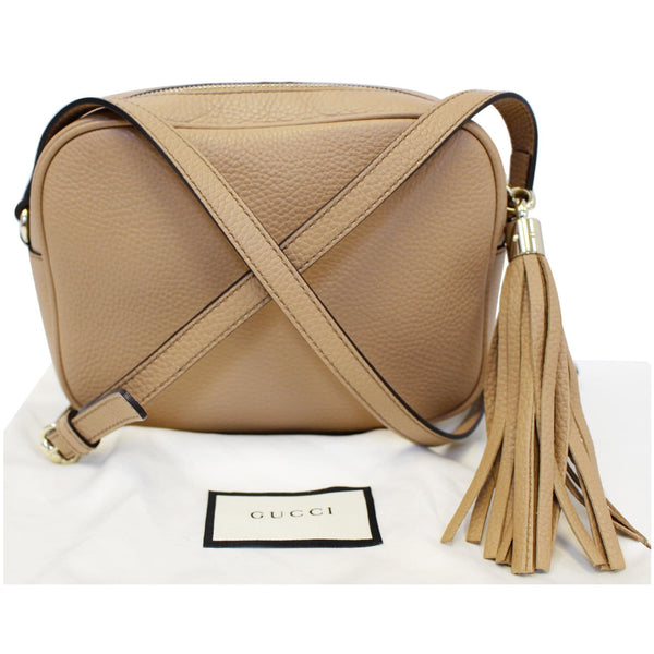 GUCCI Soho Disco Pebbled Leather Small Crossbody Bag-US