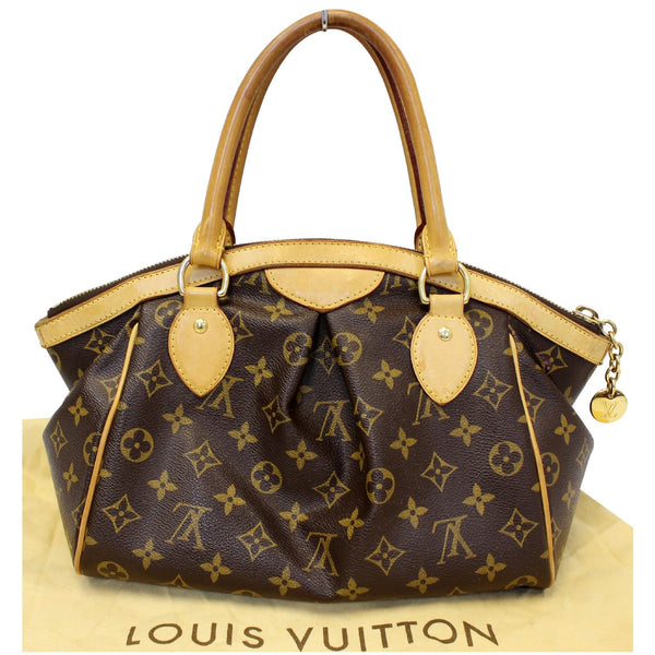 LOUIS VUITTON Tivoli PM Monogram Canvas Shoulder Bag Brown