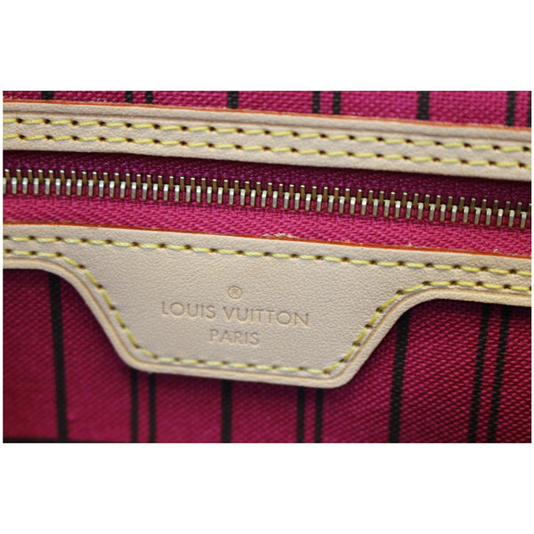 LOUIS VUITTON Neverfull MM Monogram Canvas Tote Shoulder Bag Brown