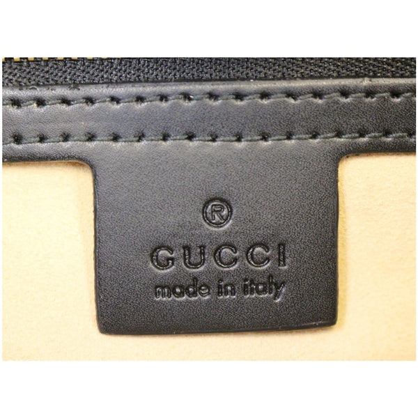 GUCCI GG Supreme Bees Monogram Tote Bag Black/Gold 473887-US