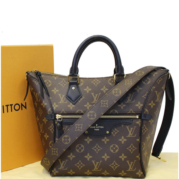 LOUIS VUITTON Tournelle PM Monogram Canvas Shoulder Handbag Black-US