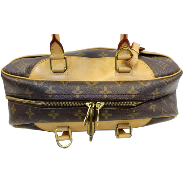 Louis Vuitton Deauville Monogram Canvas Boston Bag lock