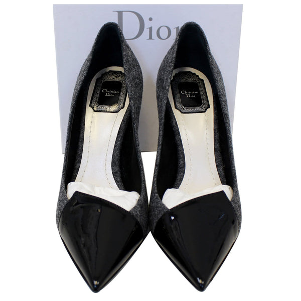 Christian Dior Spade Heels Black/Grey Size 9-US