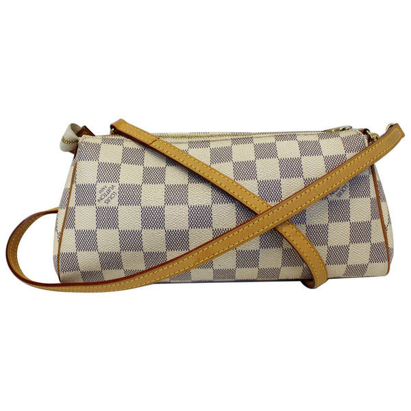 Louis Vuitton Eva Pochette Damier Azur Bag for sale