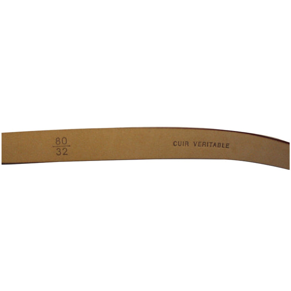 CHANEL Black/Red Leather Women's Belt Size 36-US