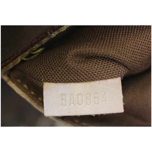 LOUIS VUITTON Alma Monogram Canvas Satchel Bag Brown-US