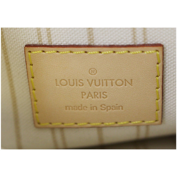 LOUIS VUITTON Pochette Wristlet Pouch Neverfull MM Damier Azur-US