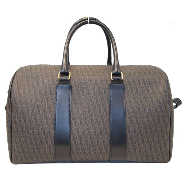 YVES SAINT LAURENT Classic Monogram Weekend/Travel Duffle Bag Dark Brown - Last Call