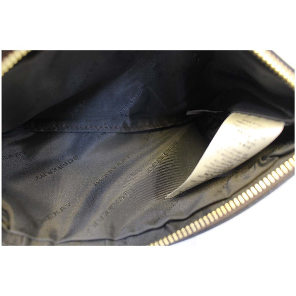 BURBERRY Haymarket Check Adeline Foldover Clutch Brown-US