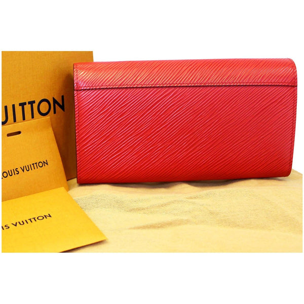 Louis Vuitton Twist Wallet Epi Leather Coquelicot - back view
