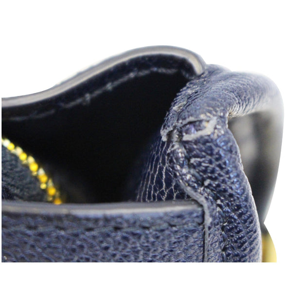 BALENCIAGA Metallic Edge City Leather Shoulder Bag Navy Blue - Last Call