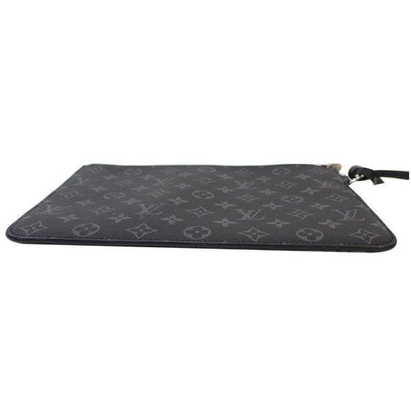LOUIS VUITTON Pochette Monogram Eclipse Wristlet Black