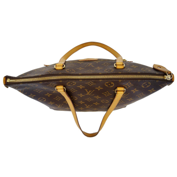 LOUIS VUITTON Iena PM Monogram Canvas Shoulder Bag Brown