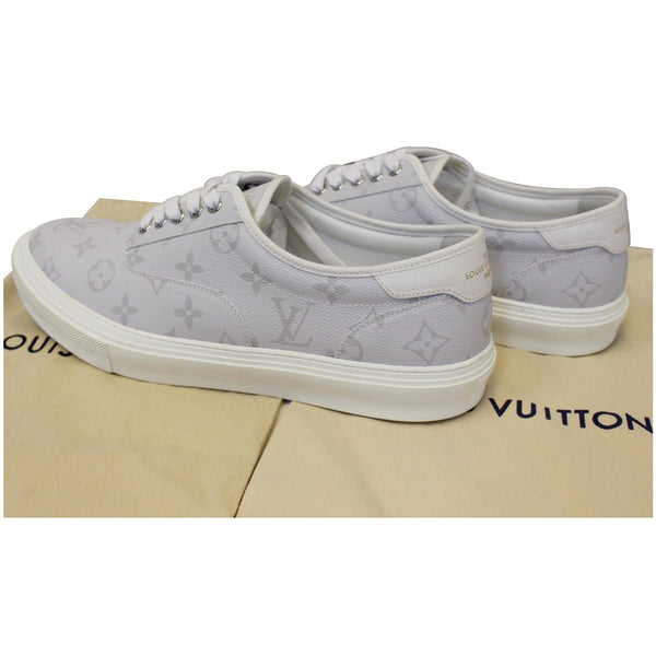LOUIS VUITTON Trocadero Monogram Sneakers White US 9-US