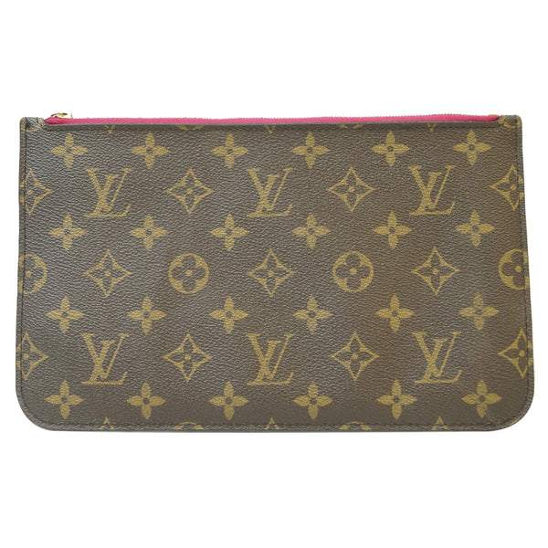 Lv Wristlet Neverfull MM Monogram Canvas one side
