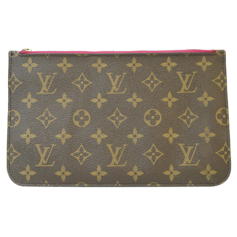 Lv Wristlet Neverfull MM Monogram Canvas one side