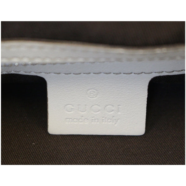 GUCCI Britt White Leather Hobo Shoulder Bag 162740-US