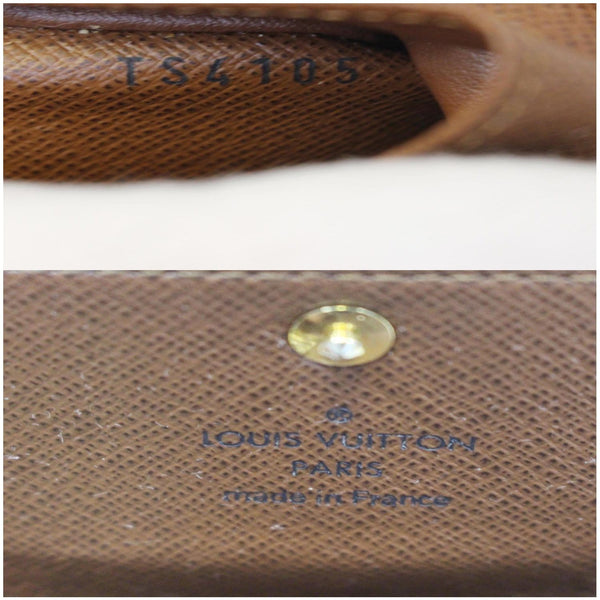 LOUIS VUITTON Monogram Canvas 6 Key Holder Brown