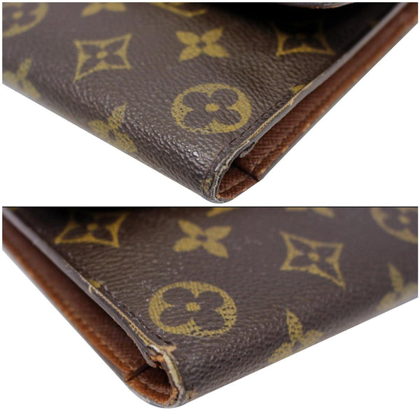 LOUIS VUITTON Alexandra Monogram Canvas Long Wallet Brown-US